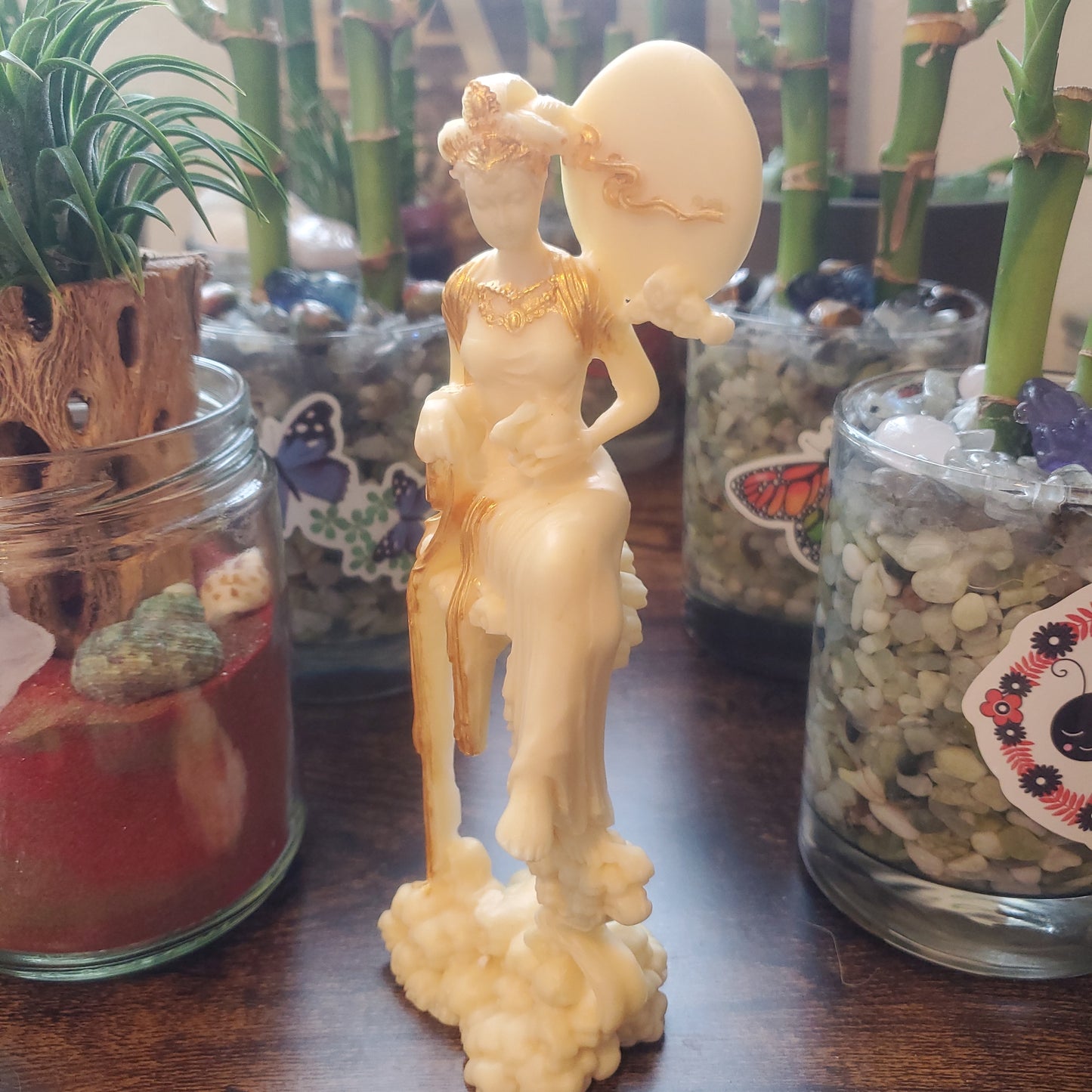 Ivory Nut Venus / Tagua Nut Venus Goddess Statue/Tagua Statue - Healing Plants Miami
