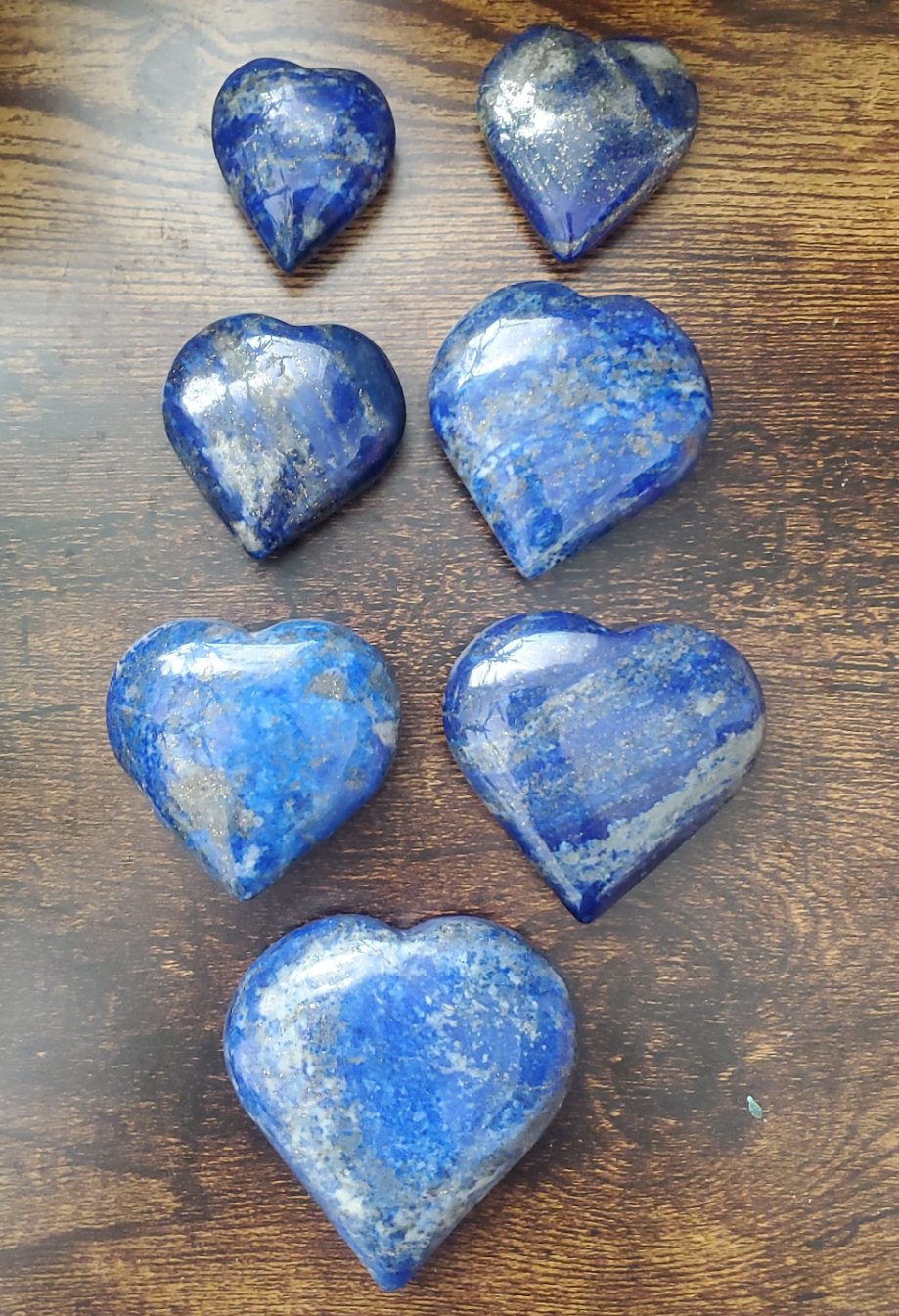 Lapis Lazuli Crystal Hearts/Lapis Lazuli Crystal - Healing Plants Miami