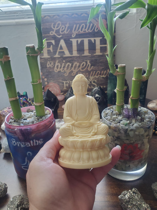 Ivory Nut / Tagua Nut Gautama Buddha / Shakyamuni Buddha/Tagua Statue/Buddha - Healing Plants Miami
